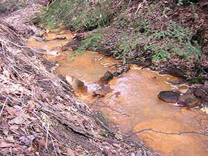 Water pollution from coal
